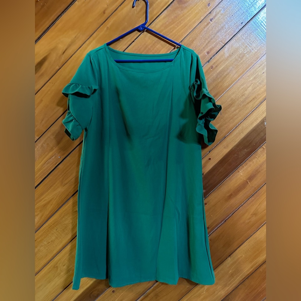 Green xl dress